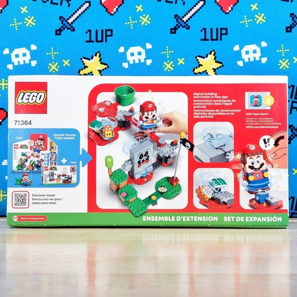 Lego Super Mario WHOMPS LAVA TROUBLE [ 71364 ] 2020 Building Game (133 pcs) - Picture 4 of 10